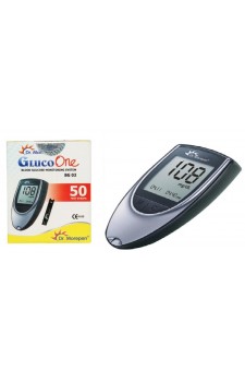 Dr.Morepen  GulcoOne BG03 Test Strips 50 Strips (1X50Pack) + One piece of BG03 Gulcometer Only