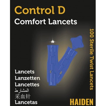 Control D Comfort Lancets 30G - Pack of 100 Control D Comfort Lancets 30G - Pack of 100
