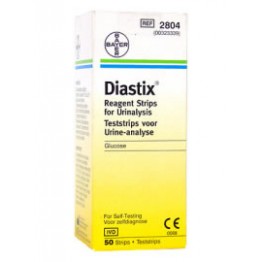 Bayer Diastix Reagent Strips For Urinalysis - 50 Strips