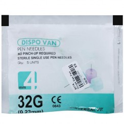 Dispovan Pen Needles (4mm 32G) - Pack of 5