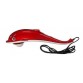 Dolphin Fish Shaped Body Infrared Massager With 3 Attachments (Color May Vary)