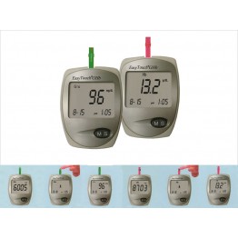 EasyTouch Glucometer GHB (Dual Function -  Glucose+HB Level Testing) 
