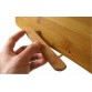 Premium Wooden Foldable Multipurpose Bed Table For Eating/Reading/Laptop Desk  (Portable with Adjustble Tilting Top & Height)