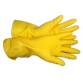 House Hold Rubber Reusable Gloves (1 Pair) - For Multipurpose use like Washing/Cleaning/Hair Dyeing etc.