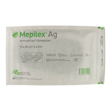 Mepilex Ag Dressing (10cm x 20cm) Mepilex Ag Dressing (10cm x 20cm)