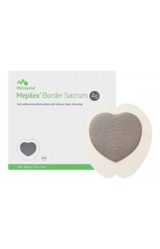 Mepilex Border Sacrum Ag Dressing (18cm x 18cm)