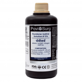 PoviSurg Povidone-Iodine Solution IP 5% (500ml)