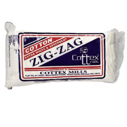 Cottex Mills Extra White & Absorbent Zig-Zag Cotton (100gm)